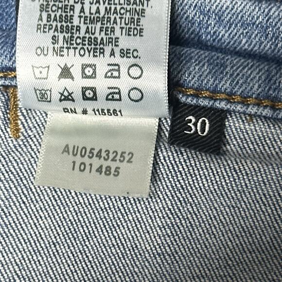 7‎ For All Mankind Jeans Size 30 Y2K Style A Pocket boot cut Denim Blue - Picture 10 of 10